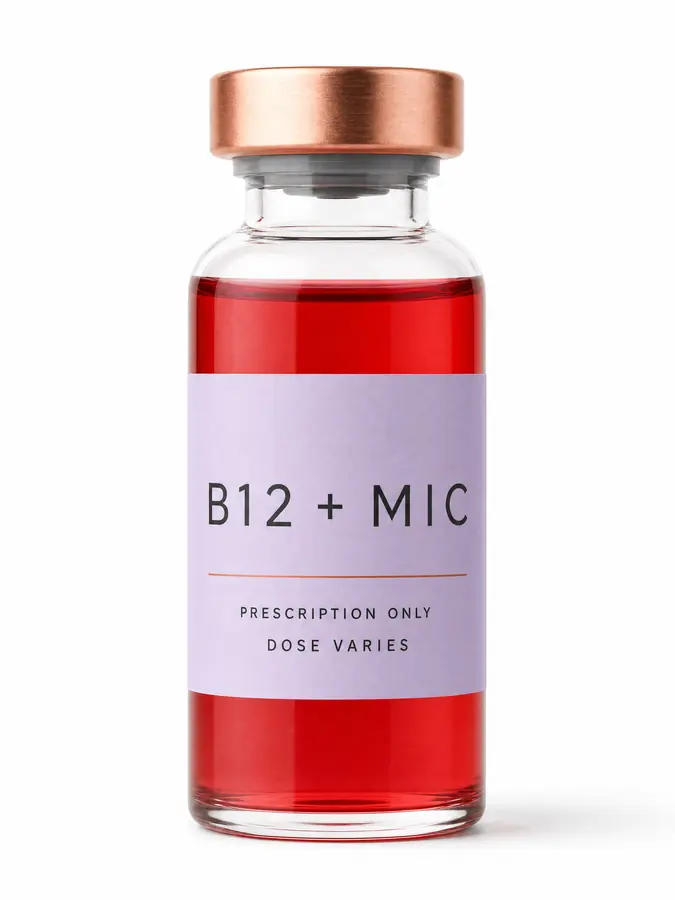 B12 MIC metabolism boost injection, PinwellRx.